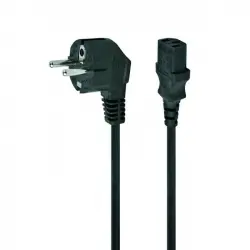 Gembird PC-186-VDE-5M Cable de Alimentación Schuko a C13 5m Negro