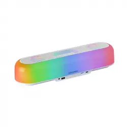 Mars Gaming MSB-ORB Altavoz Portátil + Barra Sonido Bluetooth RGB 5.3 360º 20W Blanco