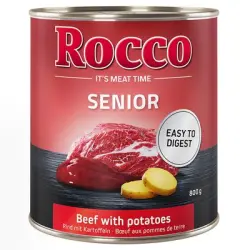 Rocco Senior 6 x 800 g - Vacuno con patatas