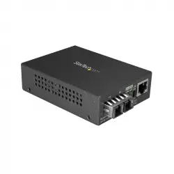 Startech Conversor de Medios Gigabit Ethernet RJ45 a Fibra Óptica SC Monomodo 1000Base-LX