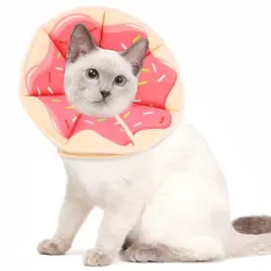 UAMLY Collar ajustable para gatos, collar de recuperación - S
