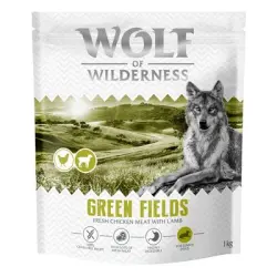 Wolf of Wilderness Senior «Green Fields» cordero, sin cereales - 1 kg - Receta nueva