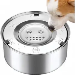 ZooVenture Bebedero a prueba de salpicaduras para perros y gatos - 3 litros