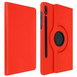 Avizar Funda Libro Soporte Roja para Samsung Galaxy Tab S7 Plus 12.4