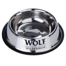 Comedero Wolf of Wilderness de acero para perros - 850 ml, 23 cm de diámetro