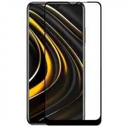 Cool Protector Pantalla Cristal Templado FULL 3D Negro para Xiaomi Pocophone M3/Redmi 9T