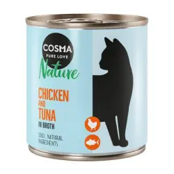 Cosma Nature 6 x 280 g - Pechuga de pollo y atún