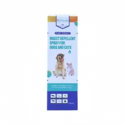 FurryFusion Spray antiparasitario externo para perros y gatos, 100 ml - 100 ml