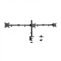 Gembird Ma-d3-01 Soporte Triple para Monitores 17"-27" VESA Max 7 Kg Negro