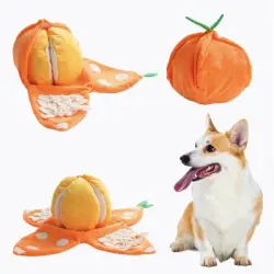 HausPets  para perros Orange 5 en 1 para jugar al escondite, sonido - Artículo 1