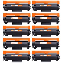 Pccom Essential Brother TN2420/TN2410 Tóner Compatible Negro Pack 10