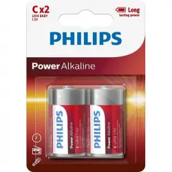 Philips Pack 2 Pilas Alcalinas C LR14