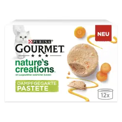 Purina Gourmet Nature's Creation 24 x 85 g latas: ¡25% de descuento! - Mousse con salmón y judías verdes