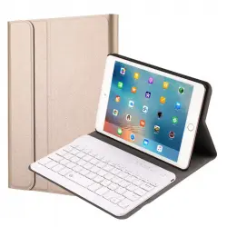 Royal Bailey FT1029 Funda Teclado con Bluetooth para Ipad Mini 4/5 Dorado