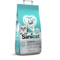 Sanicat Arena Blanca White Aglomerante Clumping