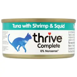 Thrive Complete 6 x 75 g - Atún con gambas y calamar