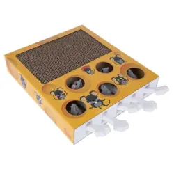 TIAKI Whack-a-mole 2 en 1 juguete para gatos - 36 x 26 x 6 cm (L x An x Al)