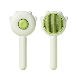 UAMLY Cepillo anti-caída de pelo para gatos, cepillo autolimpiante - 1 pieza verde