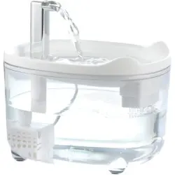UAMLY Fuente de agua para gatos con bomba silenciosa - Blanco 1500 ml
