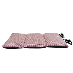 Yagu colchon zenda vichy grana para perros - 109 x 66 x 6 cm
