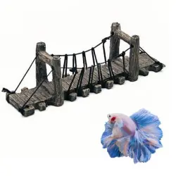 ZooVenture Puente decorativo para acuario de peces betta - 1 pieza