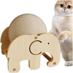 ZooVenture  rascador para gatos con forma de elefante - 17,5*15,5*17 cm