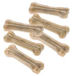 Barkoo huesos prensados de piel de vacuno para perros - 6 x 13 cm