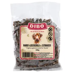 DIBO BARF snacks con avestruz para perros - 200 g