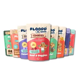 Floopp Bites Mix Pack – Snacks Naturales para Perros – 8 Bolsas, 680 g - 680