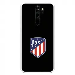 Funda Licencia Oficial Atlético de Madrid Escudo Fondo Negro para Xiaomi Redmi Note 8 Pro