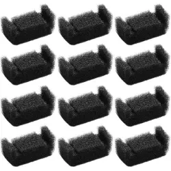 HausPets Fuente de agua gatos filtro esponja negra 12 piezas antipelusas - Artículo 1