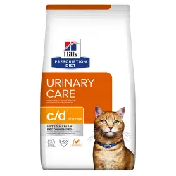 Hill's c/d con pollo Prescription Diet Urinary Care pienso para gatos - 12 kg