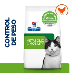 Hill's Prescription Diet Metabolic + Mobility Pollo Pienso para gatos 3 kg