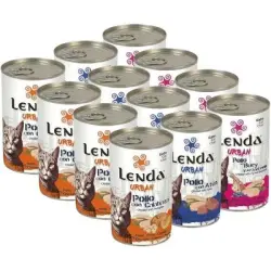 Lenda Urban Pack Degustación Comida Húmeda para Gatos - 12 x 400 g