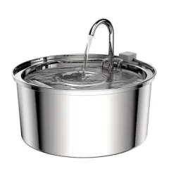 MCBOSON Fuente de agua para gatos de gran capacidad (3,2 l) - una pieza