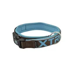 Nayeco Collar para perros X-TRM Neon Flash Marrón, 20mm x 35-45cm