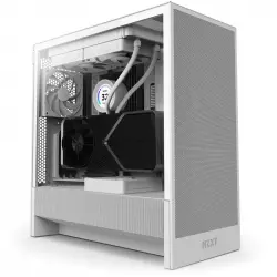 NZXT H5 Flow 2024 Midi Tower E-ATX Cristal Templado USB-C Blanca