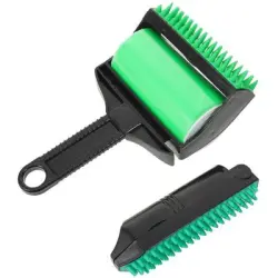 Pawffee Removedor de pelo de silicona verde mascotas, reutilizable lavable - 1 pieza