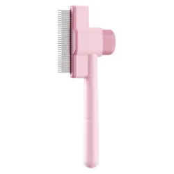 UAMLY Cepillo autolimpiante para mascotas - 1 pieza rosa
