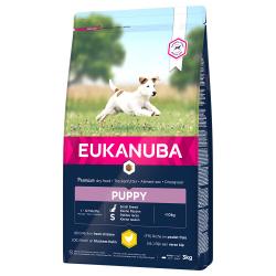 Pienso para perros cachorros Eukanuba Puppy Small Breed pollo 3 Kg.