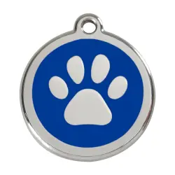 Placa identificativa Huella Azul S
