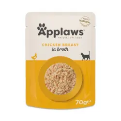 Applaws Cat Natural en caldo 12 x 70 g - Pechuga de pollo
