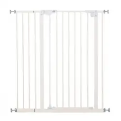 Barrera De Seguridad De Metal Plástico 92-102x104,1 Cm-pawhut.blanco