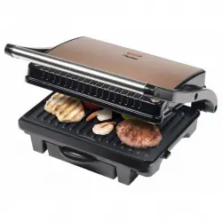 Bestron ASW113CO Parrilla Grill 1000W Negro/Cobre