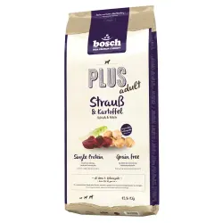 Bosch Plus con avestruz y patata - 12,5 kg