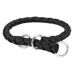 Collar antitrones Trixie Cavo negro para perros - T/XS-S: 25-31 cm perímetro de cuello, 12 mm de diámetro