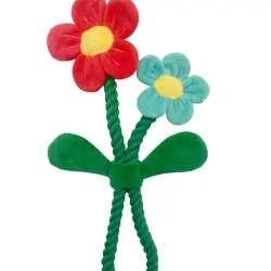 Fofos s primaverales con cuerda para perros - 32 cm x 15 cm x 2 cm