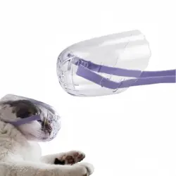FurryFusion Bozal transparente para gatos - METRO