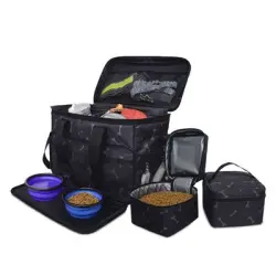 IntiMeg Bolsa de viaje para perros, almacenamiento de granos - 39 x 24 x 32 cm