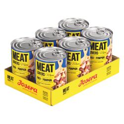 Josera Meatlovers Menú 6 x 400 g comida húmeda para perros - Pato con calabaza